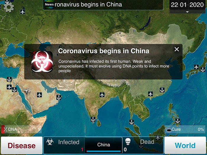 игра про коронавирус